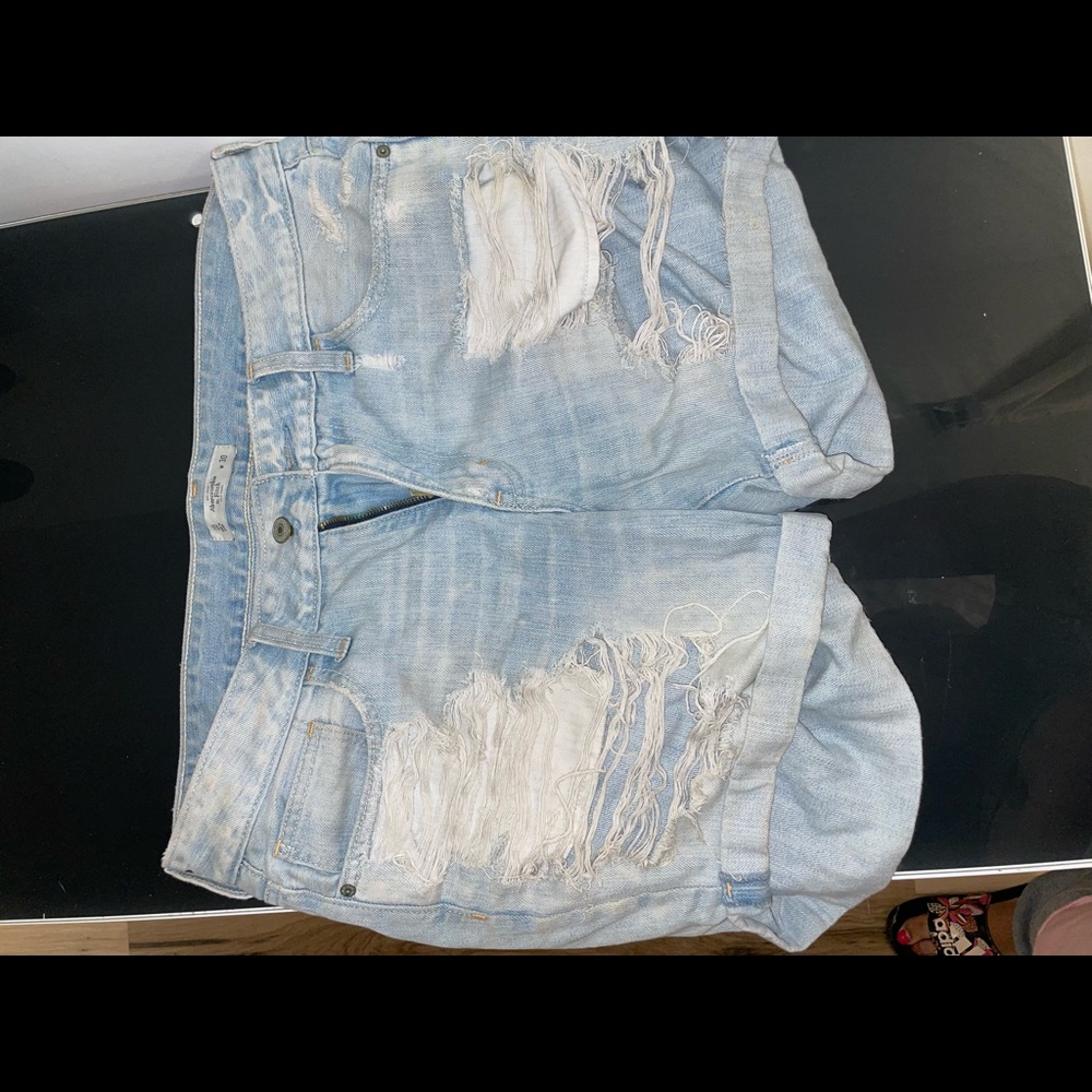 Abercrombie Boyfriend Distressed Shorts